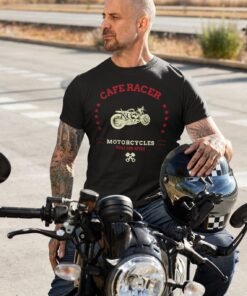 Cafe Racer Custom Motorcycle T-shirt Design 2D Full Printed Sizes S - 5XL - NABF316